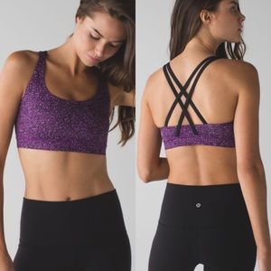 Lululemon Energy Bra Flashback Static Size 4
